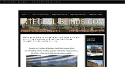 Desktop Screenshot of integral-blinds.com